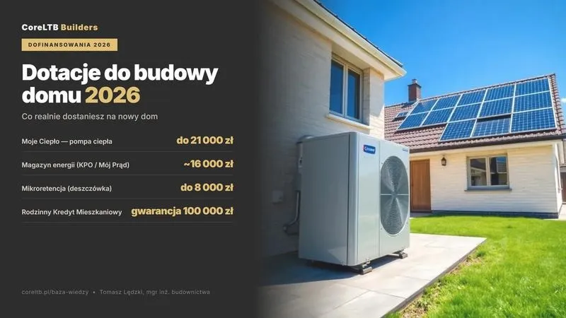 Dofinansowanie do budowy domu 2026 – co warto wiedzieć przed podjęciem decyzji?