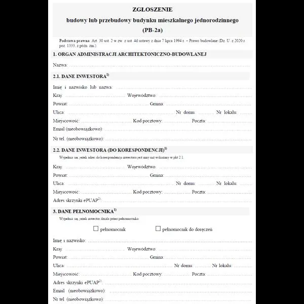 Formalności budowlane