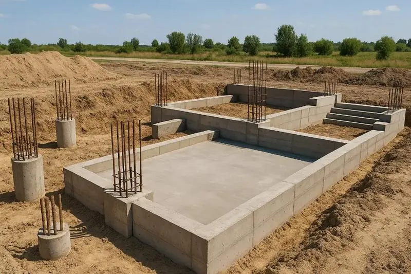 Inspekcja fundamentów przed remontem