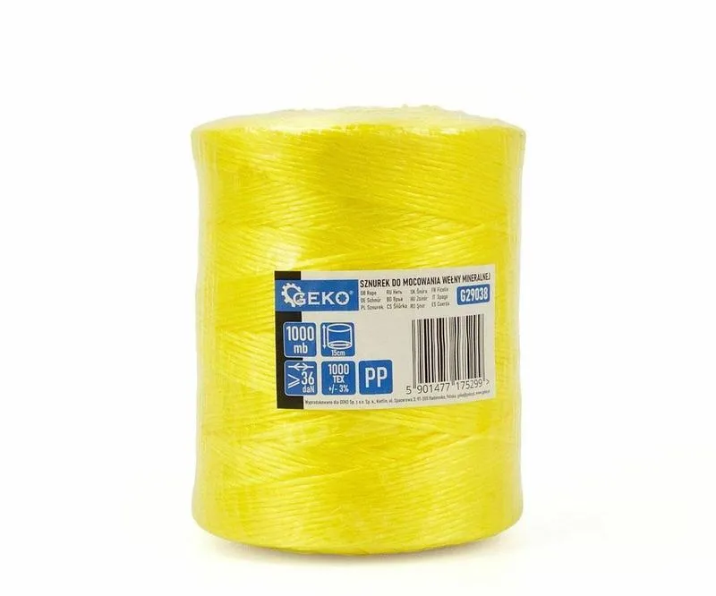 Mocowanie sznurka wełny mineralnej