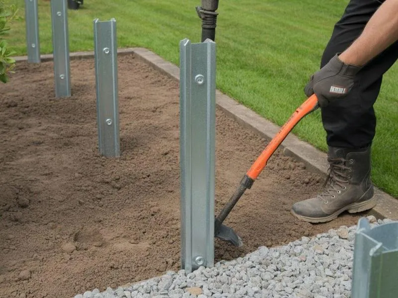 Montaż słupków na balkonie