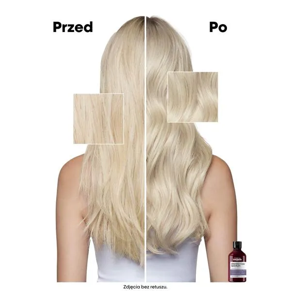 Neutralizacja żółtych włosów