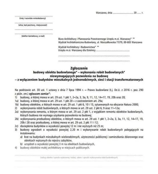 Pozwolenie na użytkowanie