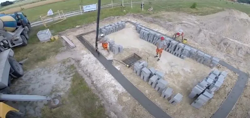 Proces wytyczenia fundamentów