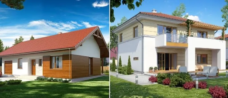 Tańszy dom parterowy