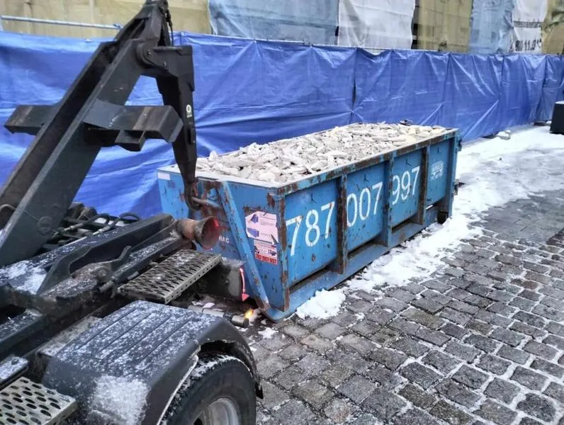 Wywóz gruzu w Lubinie